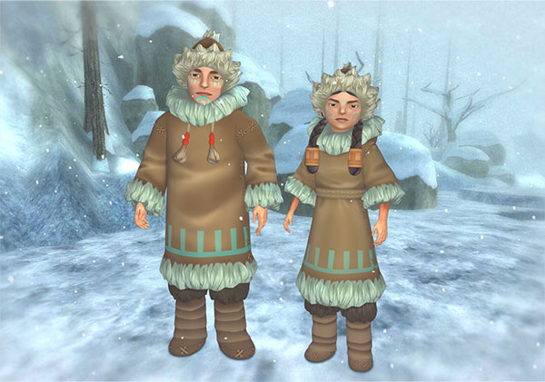 Meet Nanook and Sedna, two new friends from the mystifying and secretive Kallters