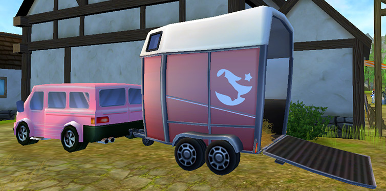 Take a ride in one of the new horse trailers!