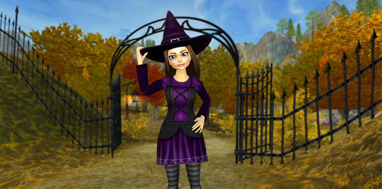 A hat worthy of a true witch. Even Pi thinks so!