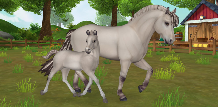 The cuddliest Fjord foal in the world can be found in Star Stable Horses!