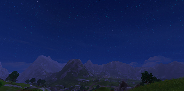 The beautiful night sky of Jorvik!