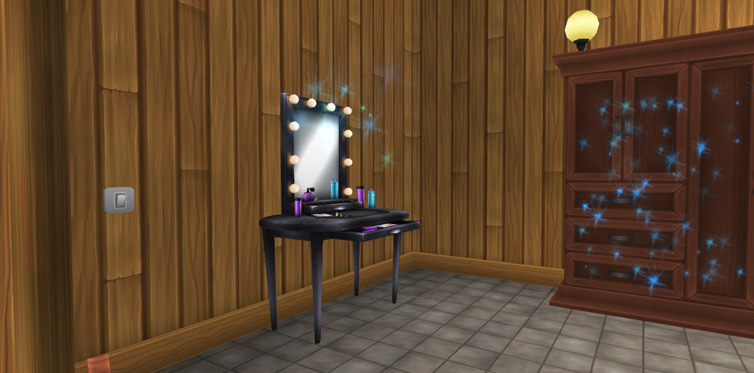 All your styles are saved in your vanity table!