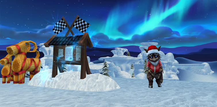 Talk to Jingle to play his race!