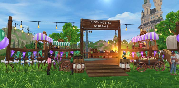 Find all the deals at the Traveling Bazaar in Moorland!