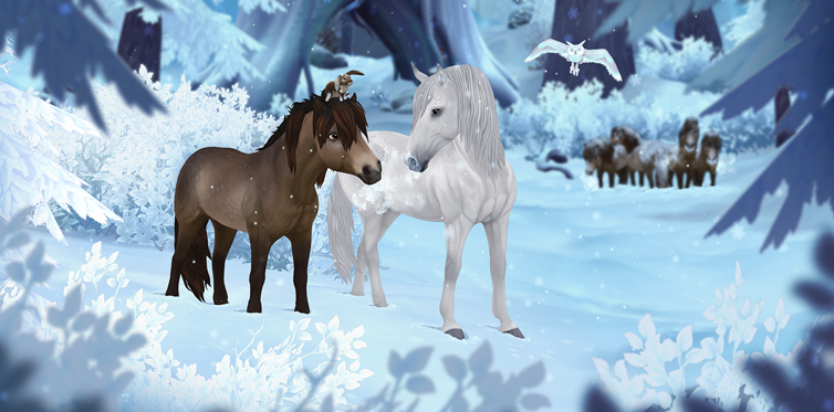 While Jorvik's winds still coldly blow, some friends have arrived to see the snow!