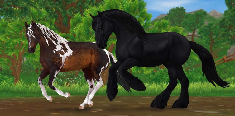Diese Pferde können sich selbst verzaubern, um sich unauffällig unter nicht-magische Pferde zu mischen.