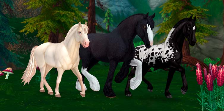 The Friesian, Clydesdale, and Fjord horse are discounted for the next four weeks!