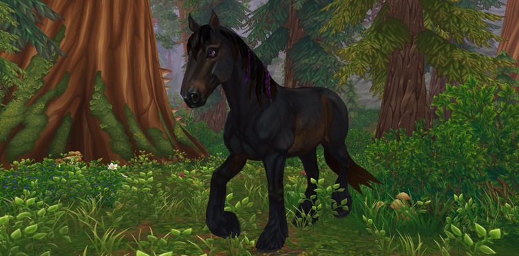 Now you can toggle the coat of your magic horse at any time!