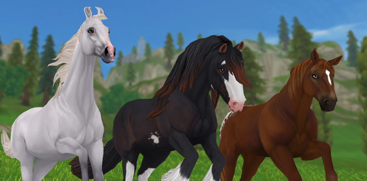 ¿Cuál de estos caballos se unirá a tu familia?