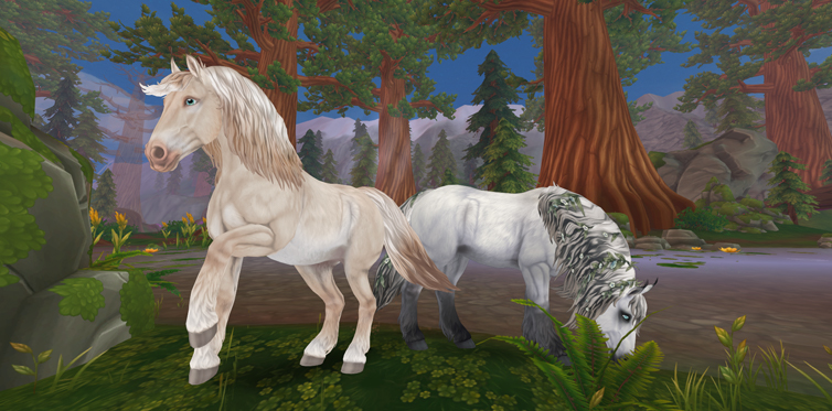 When in their normal form, they disguise themselves as Jorvik Wild Horses...