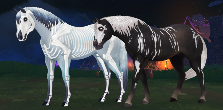 The spookiest horse there is!