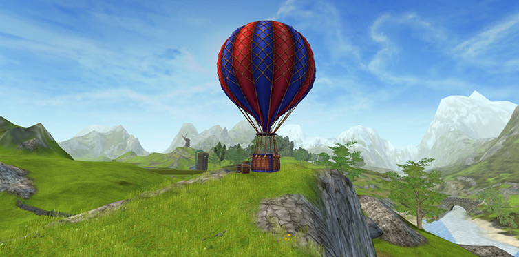 Travel to a world of pure imagination with Mica's hot air balloon!
