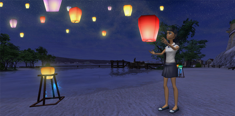 Send Kylie’s lovely lanterns to the sky!