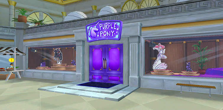 Va voir le Purple Pony!