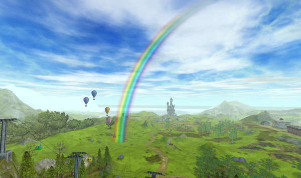 Find the gold by the end of the rainbow!