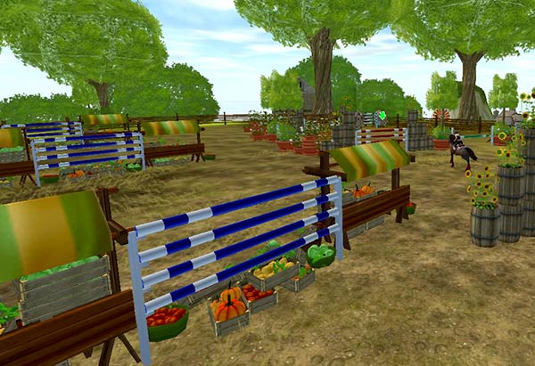 Try out Lisa's brand new jumping track!